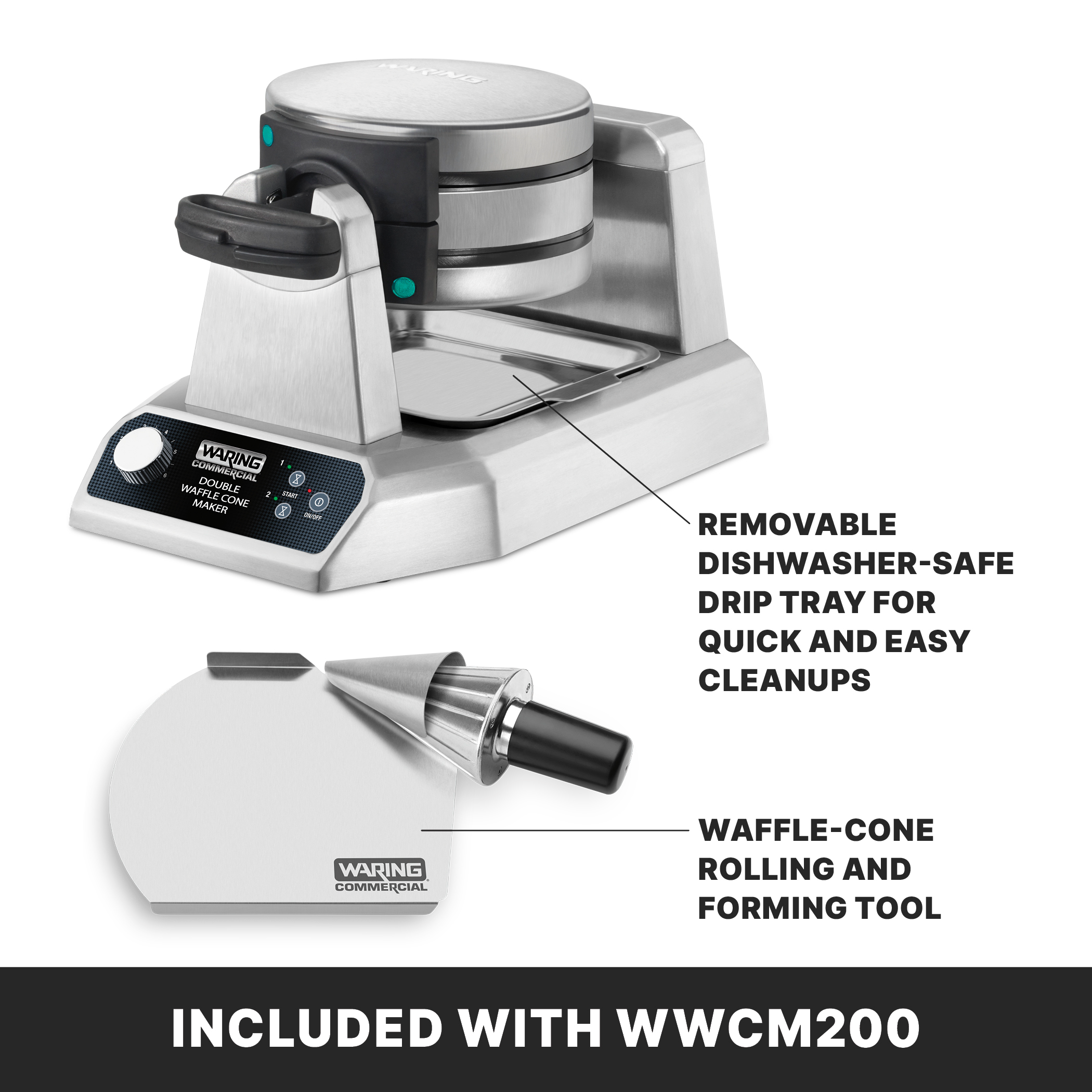 Double Waffle Cone Maker